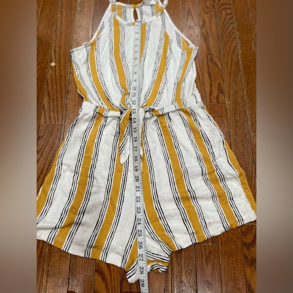 Love Tree Mustard and White Striped Top - Picture 7 of 11